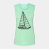 Bella + Canvas - Women's Flowy Scoop Muscle Tank - 8803 Thumbnail