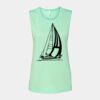 Bella + Canvas - Women's Flowy Scoop Muscle Tank - 8803 Thumbnail