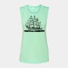Bella + Canvas - Women's Flowy Scoop Muscle Tank - 8803 Thumbnail