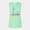Bella + Canvas - Women's Flowy Scoop Muscle Tank - 8803 Thumbnail