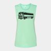 Bella + Canvas - Women's Flowy Scoop Muscle Tank - 8803 Thumbnail