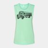 Bella + Canvas - Women's Flowy Scoop Muscle Tank - 8803 Thumbnail