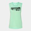 Bella + Canvas - Women's Flowy Scoop Muscle Tank - 8803 Thumbnail
