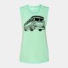 Bella + Canvas - Women's Flowy Scoop Muscle Tank - 8803 Thumbnail