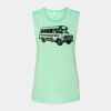 Bella + Canvas - Women's Flowy Scoop Muscle Tank - 8803 Thumbnail