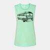 Bella + Canvas - Women's Flowy Scoop Muscle Tank - 8803 Thumbnail