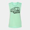 Bella + Canvas - Women's Flowy Scoop Muscle Tank - 8803 Thumbnail