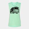 Bella + Canvas - Women's Flowy Scoop Muscle Tank - 8803 Thumbnail