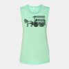 Bella + Canvas - Women's Flowy Scoop Muscle Tank - 8803 Thumbnail