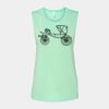 Bella + Canvas - Women's Flowy Scoop Muscle Tank - 8803 Thumbnail