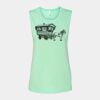 Bella + Canvas - Women's Flowy Scoop Muscle Tank - 8803 Thumbnail