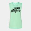 Bella + Canvas - Women's Flowy Scoop Muscle Tank - 8803 Thumbnail