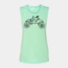 Bella + Canvas - Women's Flowy Scoop Muscle Tank - 8803 Thumbnail