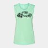 Bella + Canvas - Women's Flowy Scoop Muscle Tank - 8803 Thumbnail