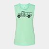Bella + Canvas - Women's Flowy Scoop Muscle Tank - 8803 Thumbnail