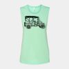 Bella + Canvas - Women's Flowy Scoop Muscle Tank - 8803 Thumbnail