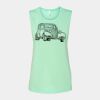 Bella + Canvas - Women's Flowy Scoop Muscle Tank - 8803 Thumbnail
