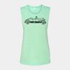 Bella + Canvas - Women's Flowy Scoop Muscle Tank - 8803 Thumbnail