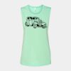 Bella + Canvas - Women's Flowy Scoop Muscle Tank - 8803 Thumbnail