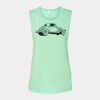 Bella + Canvas - Women's Flowy Scoop Muscle Tank - 8803 Thumbnail