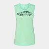 Bella + Canvas - Women's Flowy Scoop Muscle Tank - 8803 Thumbnail