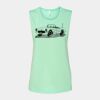 Bella + Canvas - Women's Flowy Scoop Muscle Tank - 8803 Thumbnail