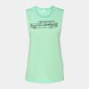 Bella + Canvas - Women's Flowy Scoop Muscle Tank - 8803 Thumbnail