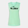 Bella + Canvas - Women's Flowy Scoop Muscle Tank - 8803 Thumbnail