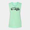 Bella + Canvas - Women's Flowy Scoop Muscle Tank - 8803 Thumbnail