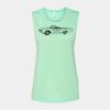 Bella + Canvas - Women's Flowy Scoop Muscle Tank - 8803 Thumbnail