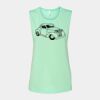Bella + Canvas - Women's Flowy Scoop Muscle Tank - 8803 Thumbnail