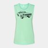 Bella + Canvas - Women's Flowy Scoop Muscle Tank - 8803 Thumbnail