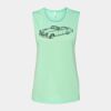 Bella + Canvas - Women's Flowy Scoop Muscle Tank - 8803 Thumbnail