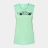 Bella + Canvas - Women's Flowy Scoop Muscle Tank - 8803 Thumbnail