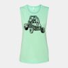 Bella + Canvas - Women's Flowy Scoop Muscle Tank - 8803 Thumbnail