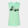 Bella + Canvas - Women's Flowy Scoop Muscle Tank - 8803 Thumbnail