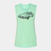 Bella + Canvas - Women's Flowy Scoop Muscle Tank - 8803 Thumbnail