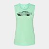 Bella + Canvas - Women's Flowy Scoop Muscle Tank - 8803 Thumbnail
