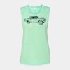 Bella + Canvas - Women's Flowy Scoop Muscle Tank - 8803 Thumbnail