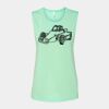 Bella + Canvas - Women's Flowy Scoop Muscle Tank - 8803 Thumbnail