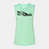 Bella + Canvas - Women's Flowy Scoop Muscle Tank - 8803 Thumbnail