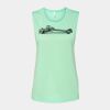 Bella + Canvas - Women's Flowy Scoop Muscle Tank - 8803 Thumbnail
