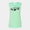 Bella + Canvas - Women's Flowy Scoop Muscle Tank - 8803 Thumbnail