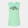 Bella + Canvas - Women's Flowy Scoop Muscle Tank - 8803 Thumbnail