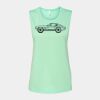 Bella + Canvas - Women's Flowy Scoop Muscle Tank - 8803 Thumbnail