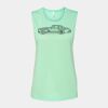 Bella + Canvas - Women's Flowy Scoop Muscle Tank - 8803 Thumbnail