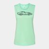 Bella + Canvas - Women's Flowy Scoop Muscle Tank - 8803 Thumbnail