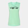 Bella + Canvas - Women's Flowy Scoop Muscle Tank - 8803 Thumbnail