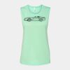 Bella + Canvas - Women's Flowy Scoop Muscle Tank - 8803 Thumbnail
