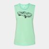 Bella + Canvas - Women's Flowy Scoop Muscle Tank - 8803 Thumbnail